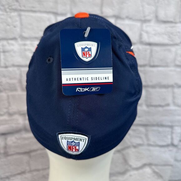 Denver Broncos Reebok NFL Authentic Sideline Hat NFL RBK NWT Fitted Stretch - Picture 5 of 7